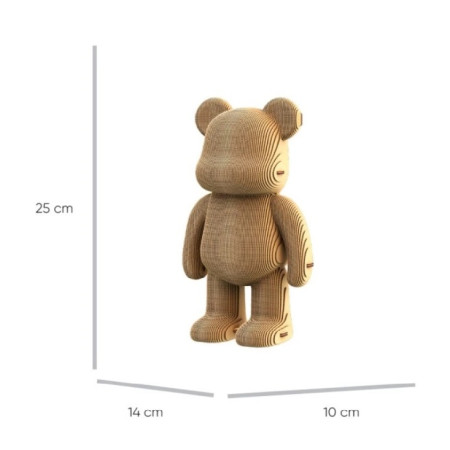 detail Cartonic 3D PUZZLE - ARTY BEAR, 186 dílků, LEVEL4