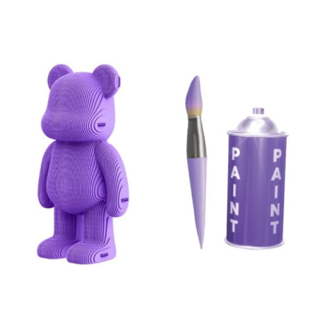 detail Cartonic 3D PUZZLE - ARTY BEAR, 186 dílků, LEVEL4