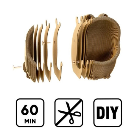 detail Cartonic 3D PUZZLE - FROGGY, 88 dílků, LEVEL2