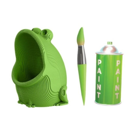 detail Cartonic 3D PUZZLE - FROGGY, 88 dílků, LEVEL2