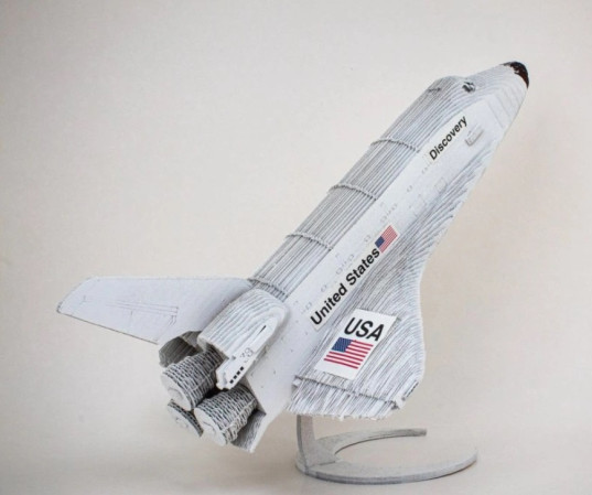 detail Cartonic 3D PUZZLE - NASA SPACE SHUTTLE, 179 dílků, LEVEL4