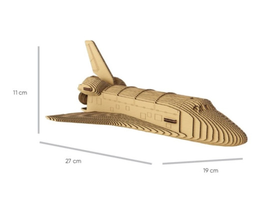 detail Cartonic 3D PUZZLE - NASA SPACE SHUTTLE, 179 dílků, LEVEL4