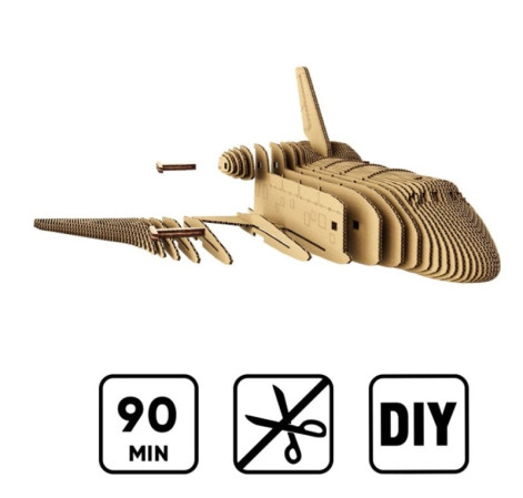 detail Cartonic 3D PUZZLE - NASA SPACE SHUTTLE, 179 dílků, LEVEL4