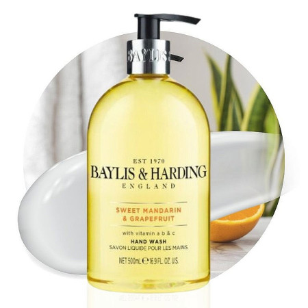 detail Baylis&Harding Tekuté mýdlo - MANDARINKA A GRAPEFRUIT, 500 ml