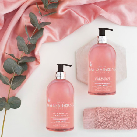 detail Baylis&Harding Tekuté mýdlo - Wild Rhubarb & Pink Pepper, 500 ml