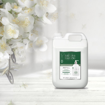 detail Baylis & Harding Náplň do tekutého mýdla - JASMÍN, JABLEČNÝ KVĚT, 2 l