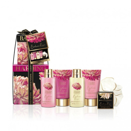 detail Baylis&Harding Boudoire Rose, sada péče o tělo, 6ks
