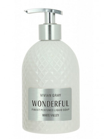detail Vivian Gray WONDERFUL - WHITE VALLEY, tekuté mýdlo 500 ml