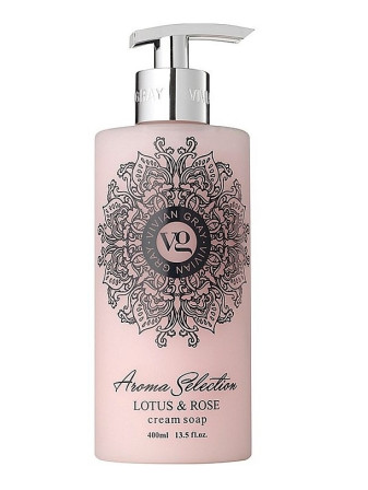 detail Vivian Gray AROMA SELECTION Lotus & Rose, tekuté mýdlo 400 ml