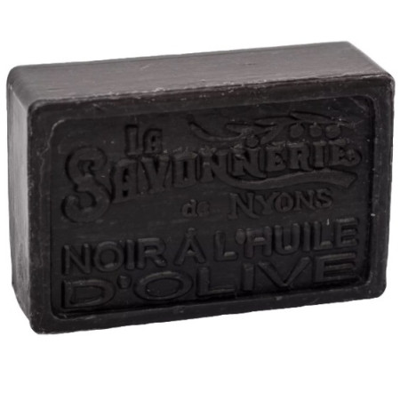 detail La Savonnerie Tuhé mýdlo 100 g - NOIR OLIVE