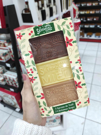 detail La Savonnerie Vánoční sada mýdel 3x 100g