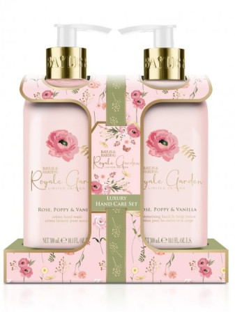 detail Baylis & Harding Sada péče o ruce - Růže, Vlčí mák & Vanilka, 2ks
