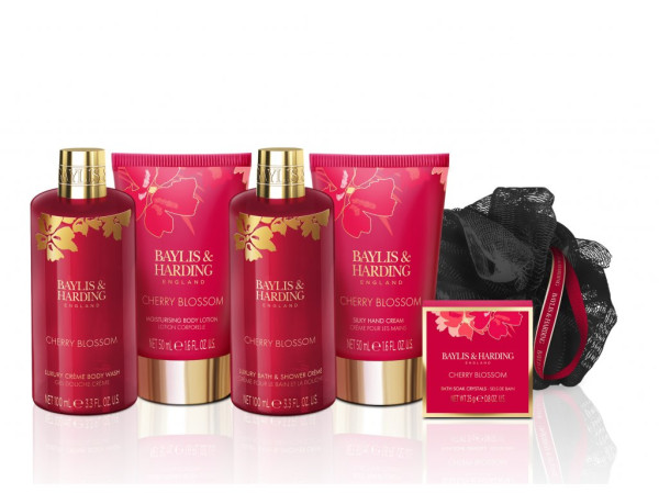 detail Baylis & Harding Dárková sada péče o tělo - Třešňový květ, 6ks