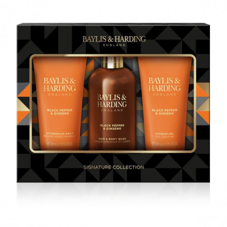 detail Baylis&Harding Pánská dárková sada - Černý pepř & Ženšen, 3ks