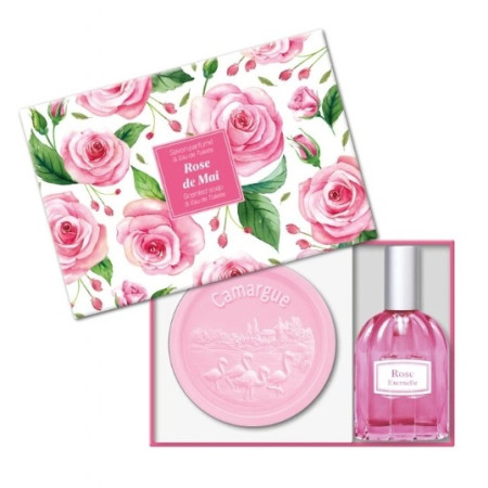 detail Esprit Provence ROSE DE MAI, toaletní voda + mýdlo
