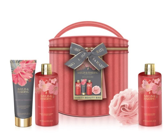 detail Baylis & Harding Boudoire Sada v toaletní taštičce, 5dílná