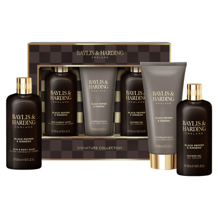 detail Baylis&Harding Černý pepř & Ženšen Sada péče o tělo, 3 ks