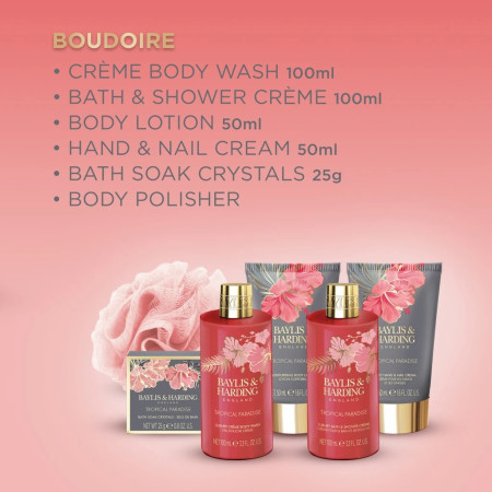 detail Baylis&Harding Boudoire Sada péče o tělo, 6dílná
