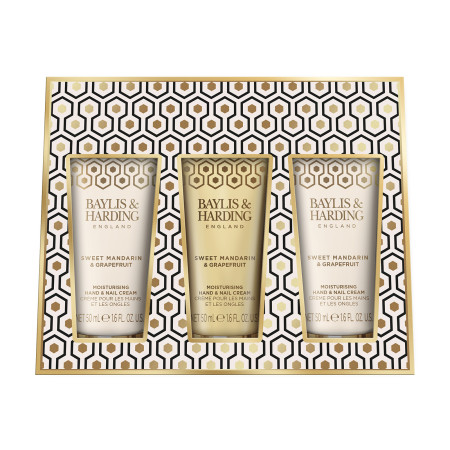 detail Baylis&Harding Mandarin & Grapefruit Set péče o ruce, 3x 50ml
