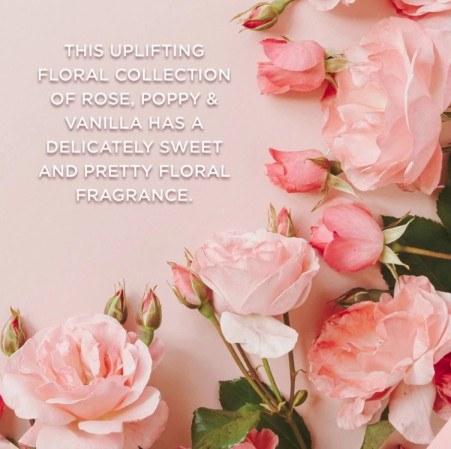 detail Baylis&Harding Rose, Poppy & Vanilla Sada péče o ruce, 3x 50ml