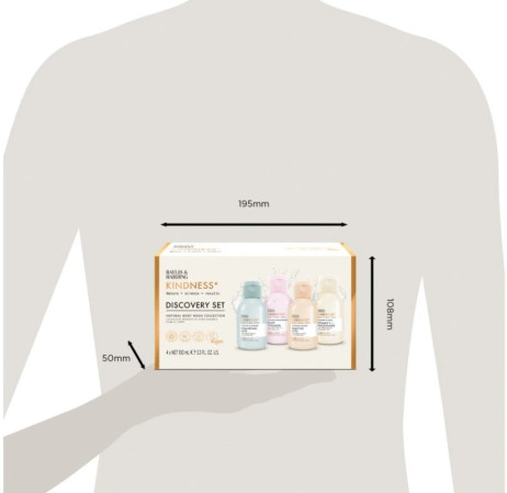 detail Baylis&Harding Discovery set Kindness, sprchové gely MIX 4x 100ml