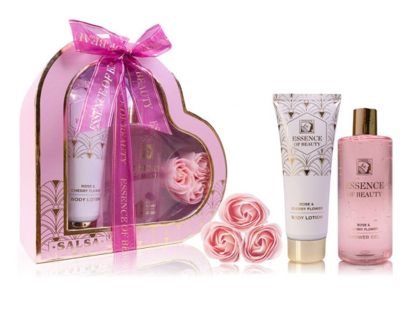 detail Salsa ESSENCE OF BEAUTY, dárková sada srdce 5dílná