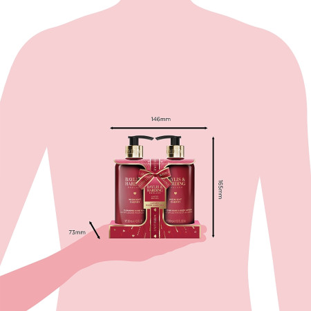 detail Baylis&Harding Midnight Cherry, dárkový set péče o ruce, 2ks