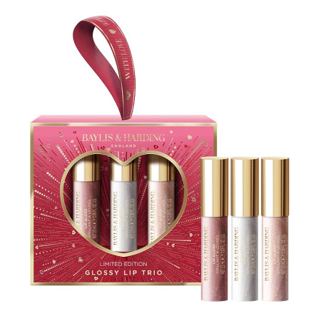 detail Baylis&Harding Midnight Cherry, dárková sada lesků na ruce, 3dílná