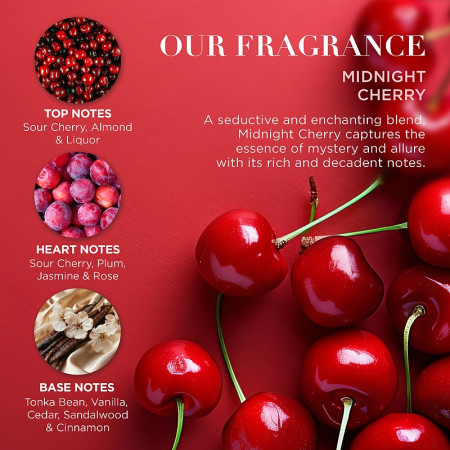 detail Baylis&Harding Midnight Cherry, dárková sada v taštičce 6dílná