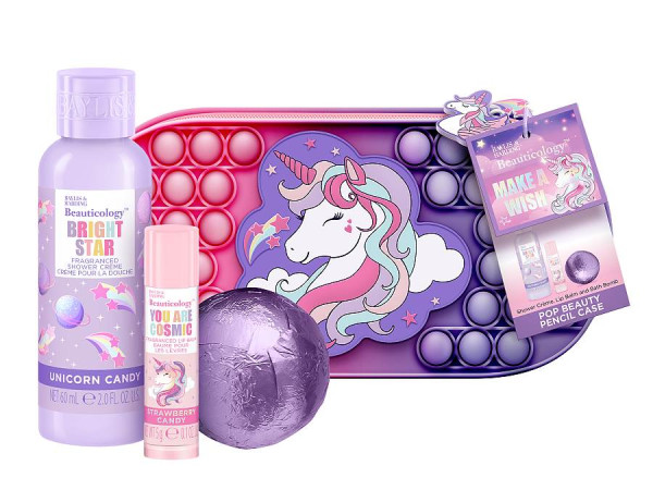 detail Baylis&Harding Unicorn, dárková sada péče o tělo a rty, 4dílná