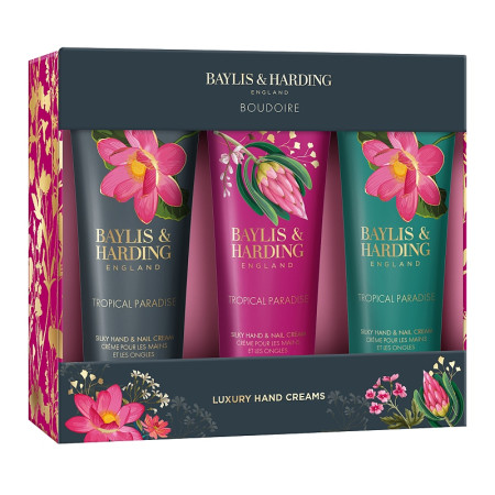 detail Baylis&Harding Tropical Paradise, dárkový set krémů na ruce, 3dílná
