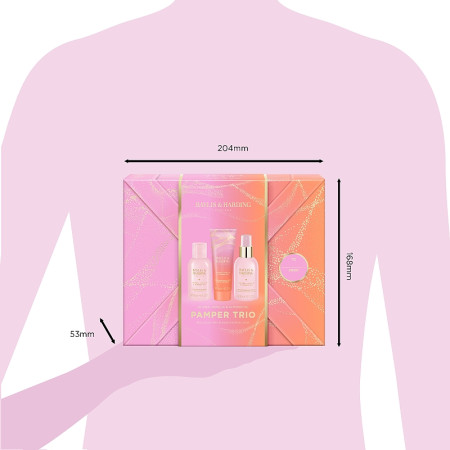 detail Baylis&Harding Jojoba, Vanilla, Almond, dárková sada Pamper Trio, 3dílná