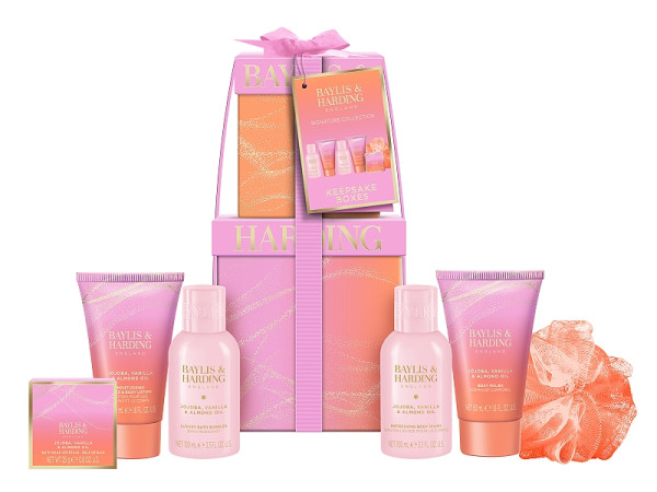 detail Baylis&Harding Jojoba, Vanilla, Almond, dárková sada 6dílná