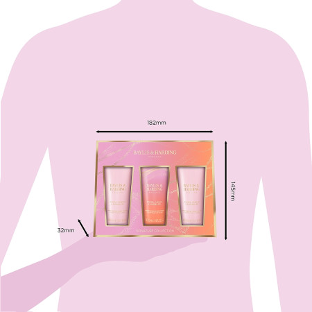 detail Baylis&Harding Jojoba, Vanilla, Almond, dárková sada krémů na ruce, 3dílná