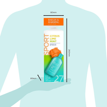 detail Baylis&Harding Citrus, Lime, Mint, dárkový set péče o tělo, 2dílný