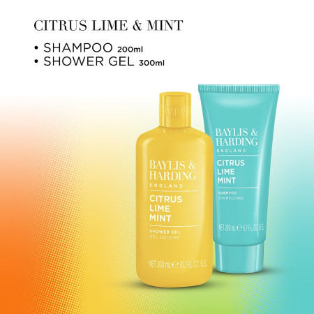 detail Baylis&Harding Citrus, Lime, Mint, dárkový set péče o tělo, 2dílná