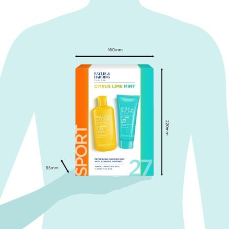 detail Baylis&Harding Citrus, Lime, Mint, dárkový set péče o tělo, 2dílná