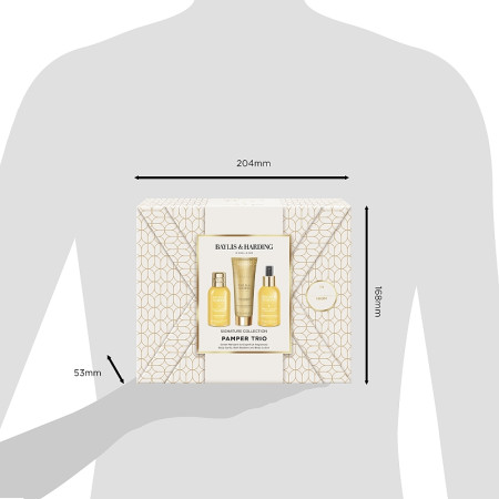 detail Baylis&Harding Mandarin&Grapefruit, dárkový set Pamper trio, 3dílný