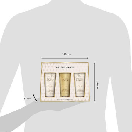 detail Baylis&Harding Mandarin&Grapefruit, sada krémů na ruce 3x50ml