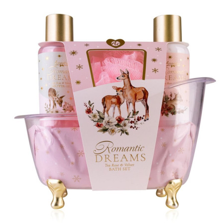detail Accentra Romantic Dream, dárková sada péče o tělo ve vaničce