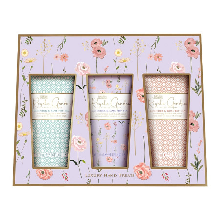 detail Baylis&Harding Royal Garden Dárkový set krémů na ruce 3x 50ml