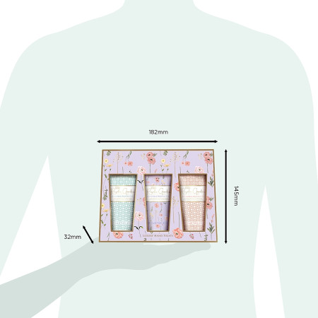 detail Baylis&Harding Royal Garden Dárkový set krémů na ruce 3x 50ml