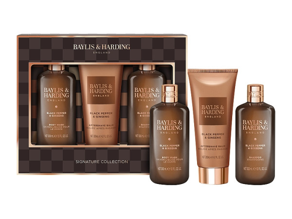 detail Baylis&Harding Černý pepř & ženšen Sada péče o tělo 3x 300ml
