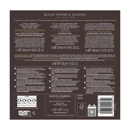 detail Baylis&Harding Černý pepř & ženšen Dárková sada, 4dílná