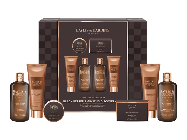 detail Baylis&Harding Černý pepř & ženšen Velká dárková sada, 6dílná