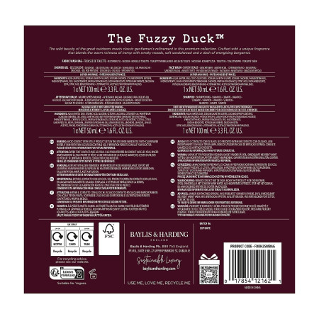 detail Baylis&Harding Bergamot, Hemp & Sandalwood Dárkový set, 5dílný