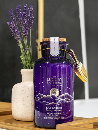 detail Grace Cole LAVENDER, krystaly do koupele 600g