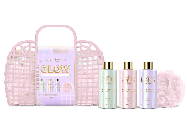 detail Grace Cole Sweet Orange & Ylang Ylang, dárkový set v košíku