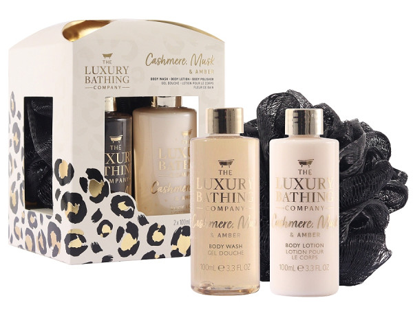 detail Grace Cole Kašmír, Mošus & Ambra, dárková sada péče o tělo 3dílná