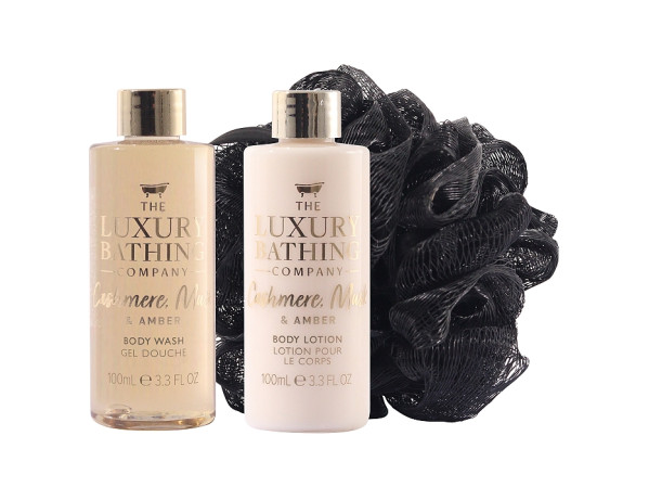 detail Grace Cole Kašmír, Mošus & Ambra, dárková sada péče o tělo 3dílná